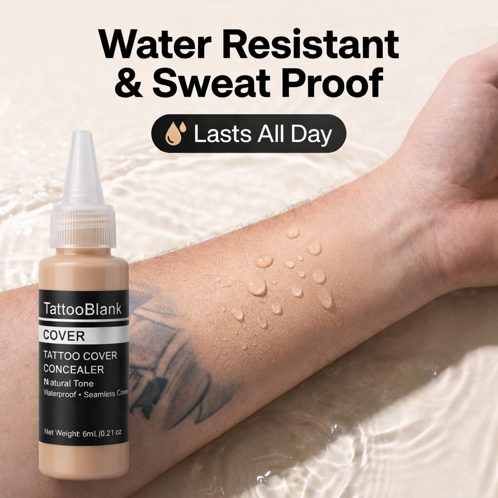 ELIXVANZA Body Coverage Perfector - Tattoo Cover Up Makeup, Body Foundation, Waterproof No Transfer Leg & Body Makeup